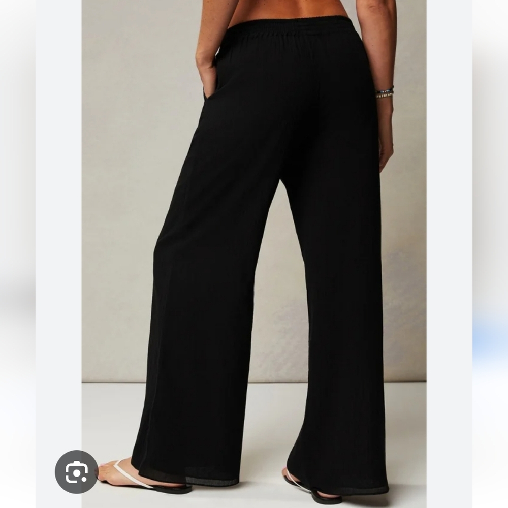 NWT Fabletics Voile Wide Leg Pants